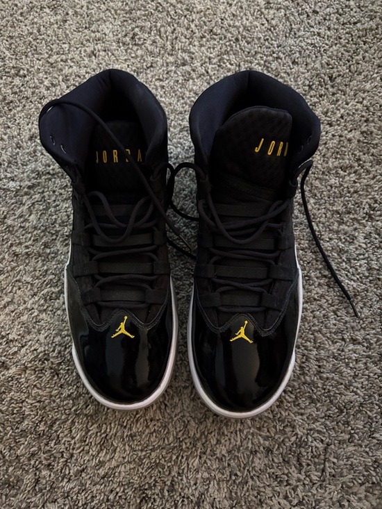Jordan Other - Jordan Max Aura Black and Gold High-Top Basketball Shoes